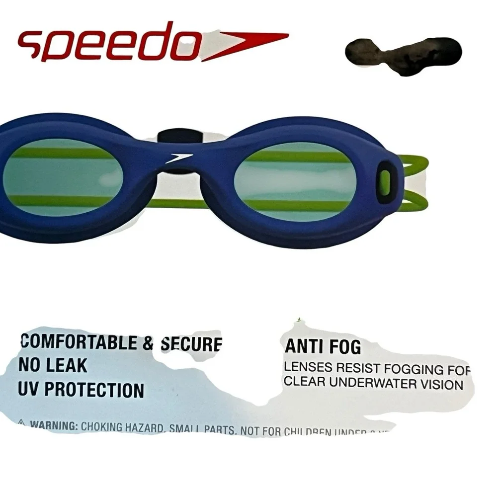 Speedo Kids Glide Purple Comfort Goggles Anti-Fog No Leak UV Protection Ages 3-6